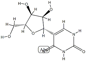4-thiopseudouridine 结构式