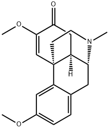 5,6-Didehydro-3,6-dimethoxy-17-methylmorphinan-7-one 结构式