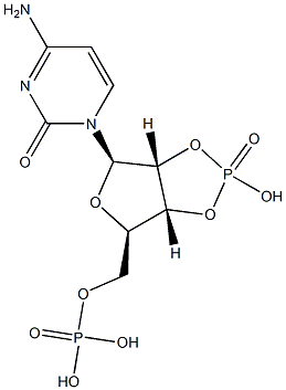 cytidine 5'-phosphate 2',3'-cyclic phosphate 结构式