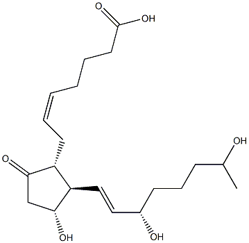 19-hydroxyprostaglandin E2 结构式