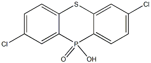 2,7-Dichloro-10-hydroxy-10H-phenothiaphosphine 10-oxide 结构式