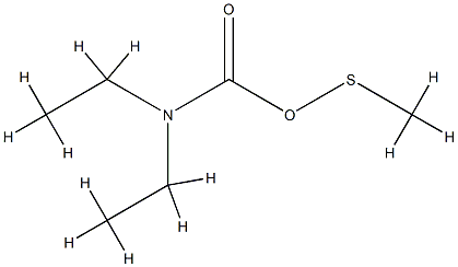 Carbamic acid, diethyl-, anhydride with methanesulfenic acid (9CI) 结构式