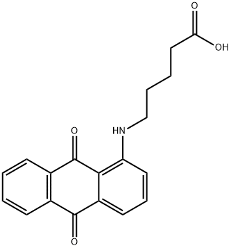 (N-anthraquinonyl-1)-delta-aminovaleric acid 结构式