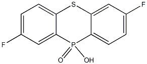 2,7-Difluoro-10-hydroxy-10H-phenothiaphosphine 10-oxide 结构式