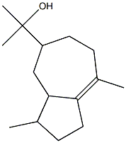 1,2,3,3a,4,5,6,7-Octahydro-3,8,α,α-tetramethylazulene-5-methanol 结构式