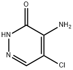 4-氨基-5-氯-3-哒嗪酮 结构式