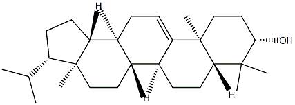 异乔木萜醇 结构式