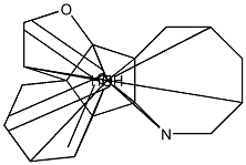 2α,6α,9-Trihydroxy-21-methyl-13-oxo-B-nor-6,21-secohetisan-6-carboxylic acid γ-lactone 结构式