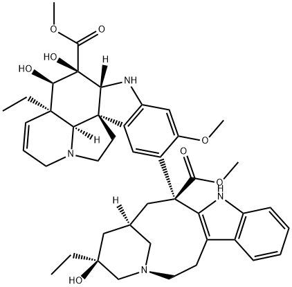 N-Desformyl-4-desacetyl Vincristine 结构式