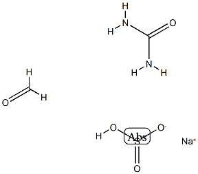 亚硫酸单钠盐与甲醛和尿素的聚合物 结构式