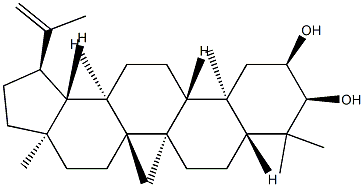 Lup-20(29)-ene-2α,3α-diol 结构式