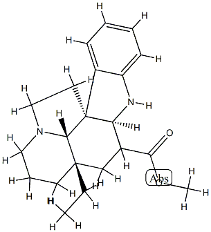 (2β,5α,12β,19α)-Aspidospermidine-3-carboxylic acid methyl ester 结构式