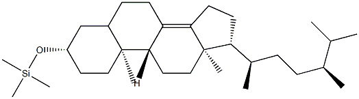 [[Ergost-8(14)-en-3β-yl]oxy]trimethylsilane 结构式