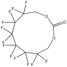 Carbonic acid [1,1,2,2,3,3,4,4,5,5,6,6-dodecafluoro-6-[(methoxycarbonyl)oxy]hexyl]=methyl ester 结构式