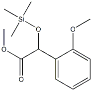 2-Methoxy-α-(trimethylsiloxy)benzeneacetic acid methyl ester 结构式