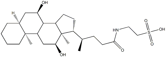 牛磺去氧胆酸杂质1 结构式