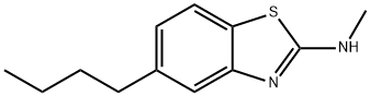 2-Benzothiazolamine,5-butyl-N-methyl-(9CI) 结构式
