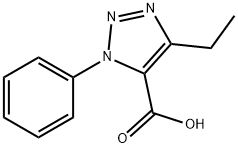 1H-1,2,3-Triazole-5-carboxylicacid,4-ethyl-1-phenyl-(9CI) 结构式