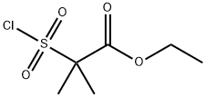 乙基 2-(氯磺酰基)-2-甲基丙酸酯 结构式