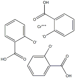 tris(salicylato-O1,O2)chromium 结构式