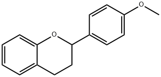 2H-1-Benzopyran,3,4-dihydro-2-(4-methoxyphenyl)-(9CI) 结构式