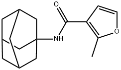 3-Furancarboxamide,2-methyl-N-tricyclo[3.3.1.13,7]dec-1-yl-(9CI) 结构式