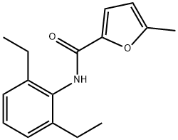 2-Furancarboxamide,N-(2,6-diethylphenyl)-5-methyl-(9CI) 结构式