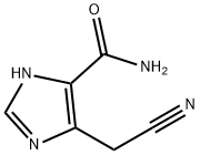 1H-Imidazole-4-carboxamide,5-(cyanomethyl)-(9CI) 结构式