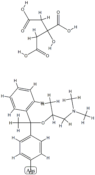 mecloxamine citrate 结构式