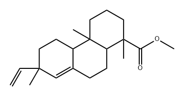 7-Ethenyl-1,2,3,4,4a,4b,5,6,7,9,10,10a-dodecahydro-1,4a,7-trimethyl-1-phenanthrenecarboxylic acid methyl ester 结构式
