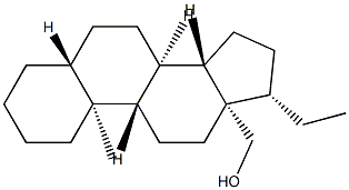 5α-Pregnan-18-ol 结构式