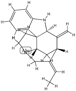 16,17,19,20-Tetradehydrocuran 结构式