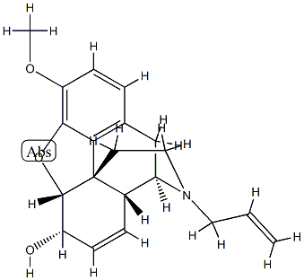 (5alpha,6alpha)-17-allyl-7,8-didehydro-4,5-epoxy-3-methoxymorphinan-6-ol 结构式