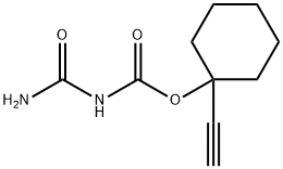 Allophanic acid=1-ethynylcyclohexyl ester 结构式