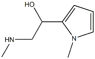 1H-Pyrrole-2-methanol,1-methyl-alpha-[(methylamino)methyl]-(9CI) 结构式