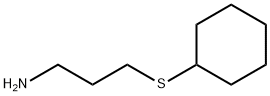 3-(环己硫基)丙-1-胺 结构式
