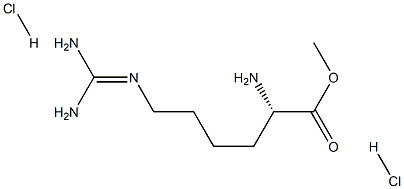 L-高精氨酸甲酯.2盐酸盐 结构式