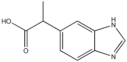 1H-Benzimidazole-5-aceticacid,alpha-methyl-(9CI) 结构式