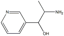 2-amino-1-(pyridin-3-yl)propan-1-ol 结构式