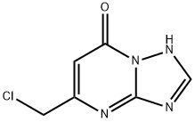 5-(氯甲基)-4H,7H-[1,2,4]三唑并[1,5-A]嘧啶-7-酮 结构式