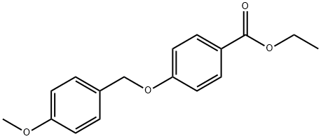 乙基 4-((4-甲氧苄基)氧代)苯酸盐 结构式