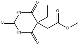 5-Pyrimidineaceticacid,5-ethylhexahydro-2,4,6-trioxo-,methylester(9CI) 结构式