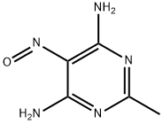 2-4-6-DIAMINO-5-NITROSO PYRIMIDINE 结构式