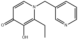 4(1H)-Pyridinone,2-ethyl-3-hydroxy-1-(3-pyridinylmethyl)-(9CI) 结构式