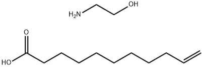 十一碳烯酸 MEA 盐 结构式