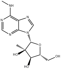 N6-Methyl-2'-C-methyladenosine 结构式