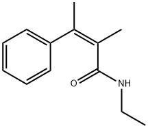 (Z)-α,β-Dimethyl-N-ethylcinnamamide 结构式