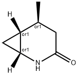 2-Azabicyclo[4.1.0]heptan-3-one,5-methyl-,(1R,5S,6R)-rel-(9CI) 结构式