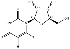 URIDINE-5 6-3H 结构式