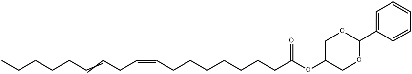 9,12-Octadecadienoic acid 2β-phenyl-1,3-dioxan-5β-yl ester 结构式